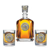 Georgia Tech Buzz Logo Capitol Decanter with 2 Glasses