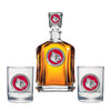 University of Louisville Capitol Decanter with 2 Glasses