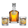 The University of Iowa Capitol Decanter with 2 Glasses