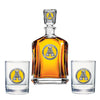 Appalachian State University Capitol Decanter with 2 Glasses
