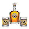 Vanderbilt University Capitol Decanter with 2 Glasses