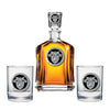 United States Military Academy Crest Capitol Decanter with 2 Glasses