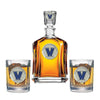 Villanova University Capitol Decanter with 2 Glasses