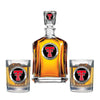 Texas Tech University #2 Capitol Decanter with 2 Glasses