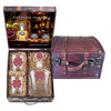 2025-26 Indiana National Champ  Capitol Decanter and 2 Glasses w/ Chest Box
