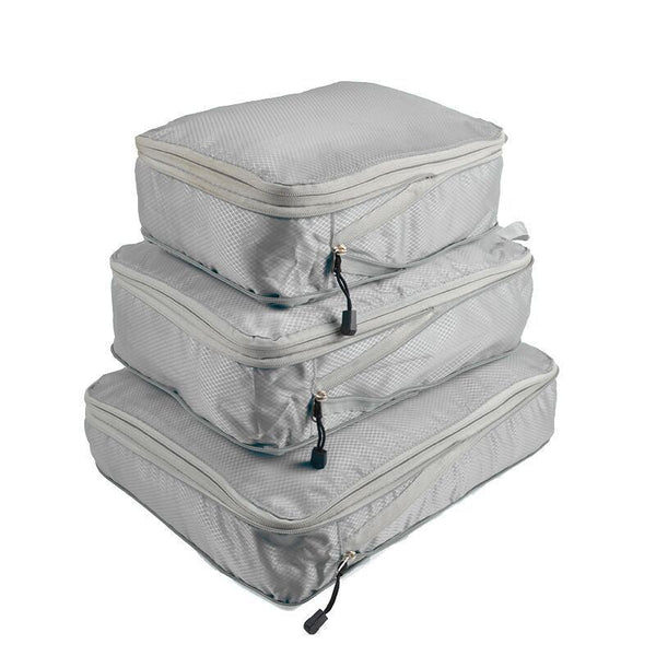 Travel compression packing cubes – ultralight, expandable, for luggage organization