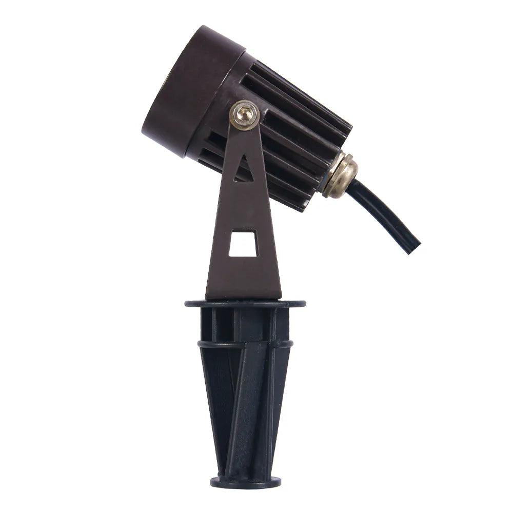 CD43 5W Waterproof LED Landscape Narrow Beam Directional Outdoor 12V Low Voltage Aluminum Spotlight