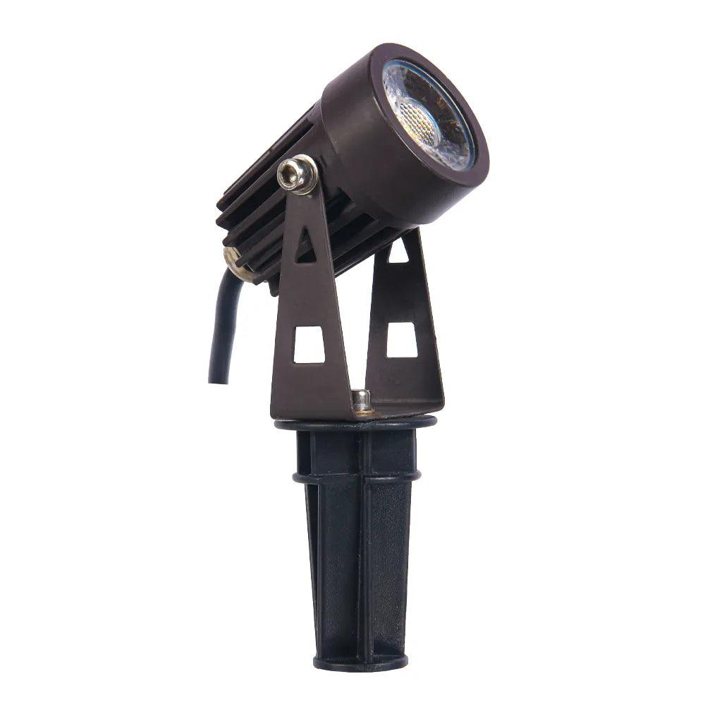 CD43 5W Waterproof LED Landscape Narrow Beam Directional Outdoor 12V Low Voltage Aluminum Spotlight