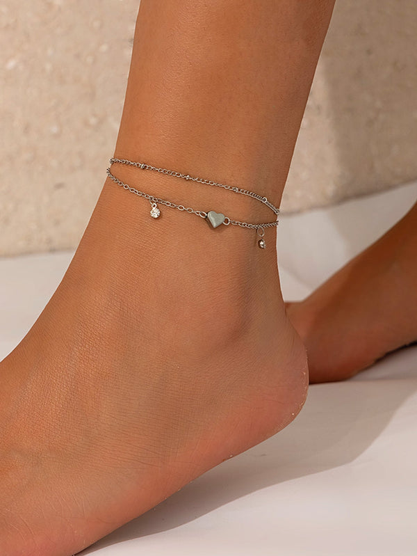 Beach Anklet Star Butterfly Chain Imitation Pearl Foot Chain Ocean Wind Shell Dolphin Foot Jewelry