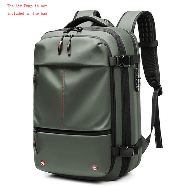 Air Tight Bags Valve Vacuum Compression Backpack system Expandable waterproof bagpack back pack travel laptop bag backpacks