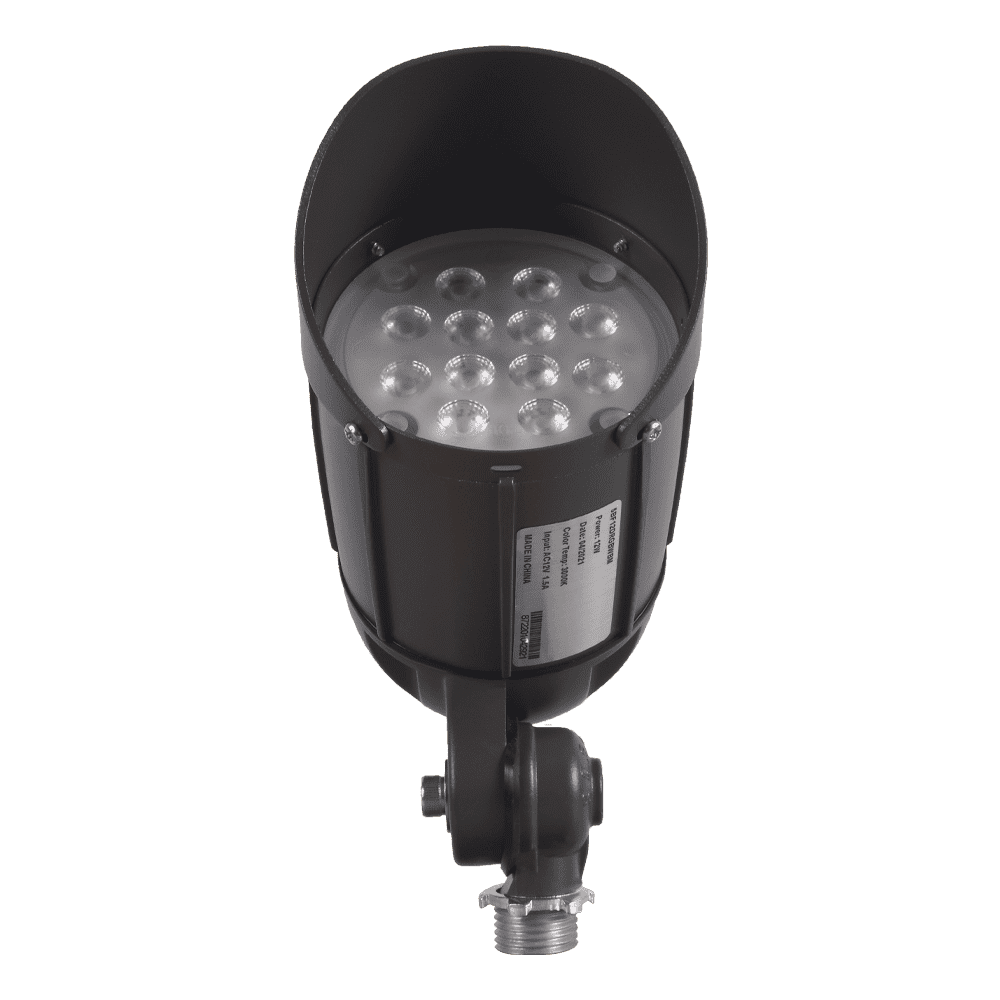 CDRA12 12W 12V Low Voltage Smart Bluetooth RGBW Narrow Beam Directional Outdoor Landscape Aluminum Spotlight with Remote Control