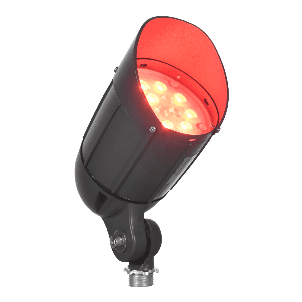 CDRA12 12W 12V Low Voltage Smart Bluetooth RGBW Narrow Beam Directional Outdoor Landscape Aluminum Spotlight with Remote Control