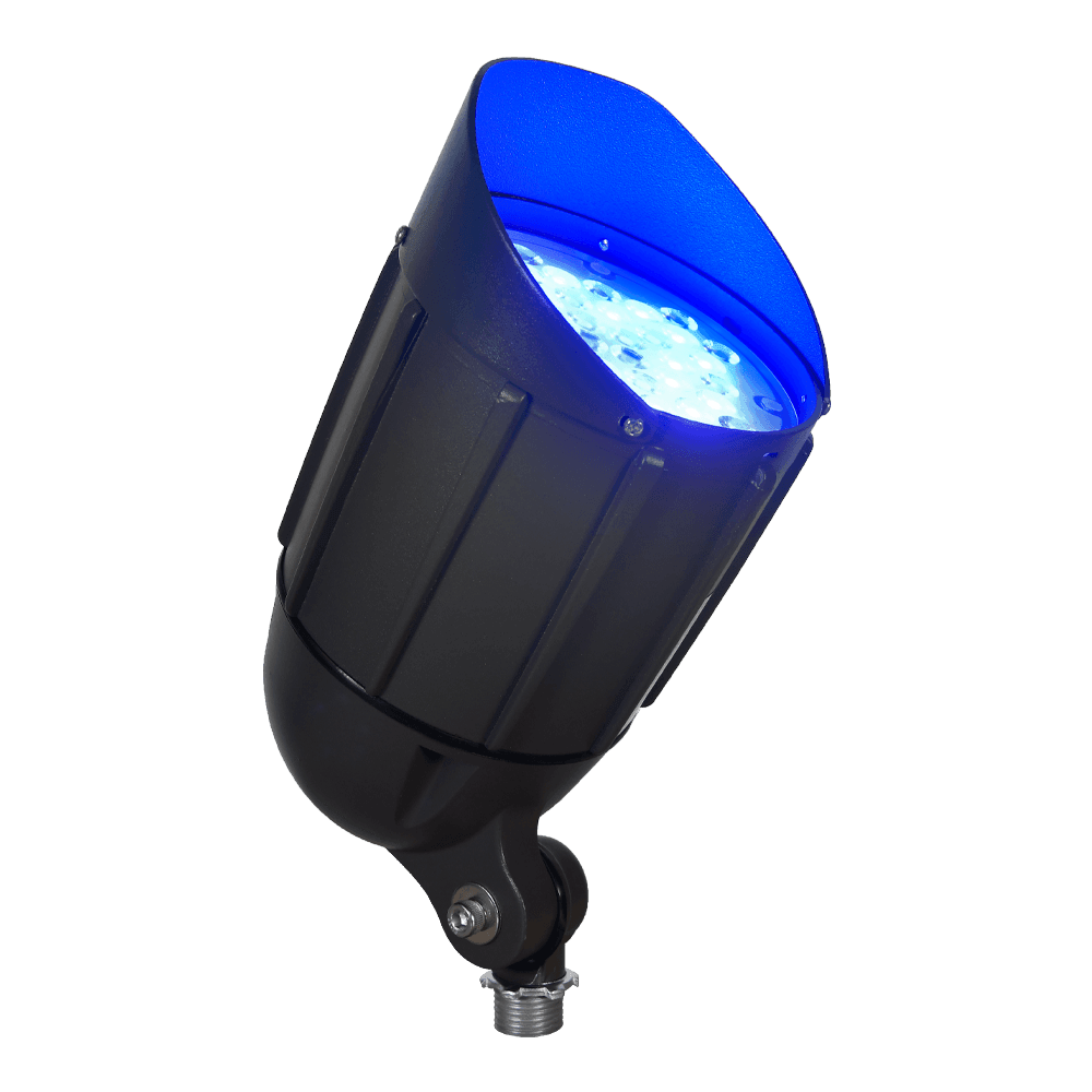 CDRA30 30W 12V Low Voltage Smart Bluetooth RGBW Narrow Beam Directional Outdoor Landscape Aluminum Spotlight