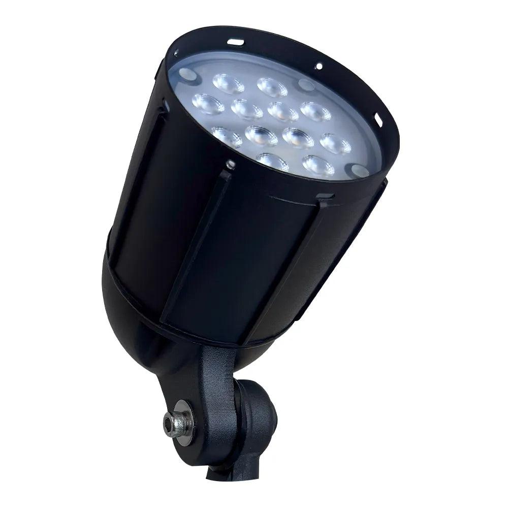 CDRA12 12W 12V Low Voltage Smart Bluetooth RGBW Narrow Beam Directional Outdoor Landscape Aluminum Spotlight with Remote Control