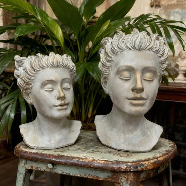 Roman Bust Planter