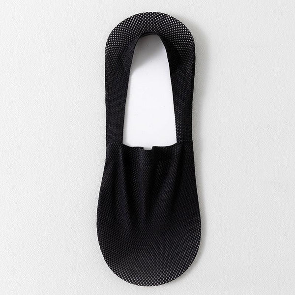 Men's thin breathable mesh boat socks short socks shallow mouth ice silk invisible socks ﻿