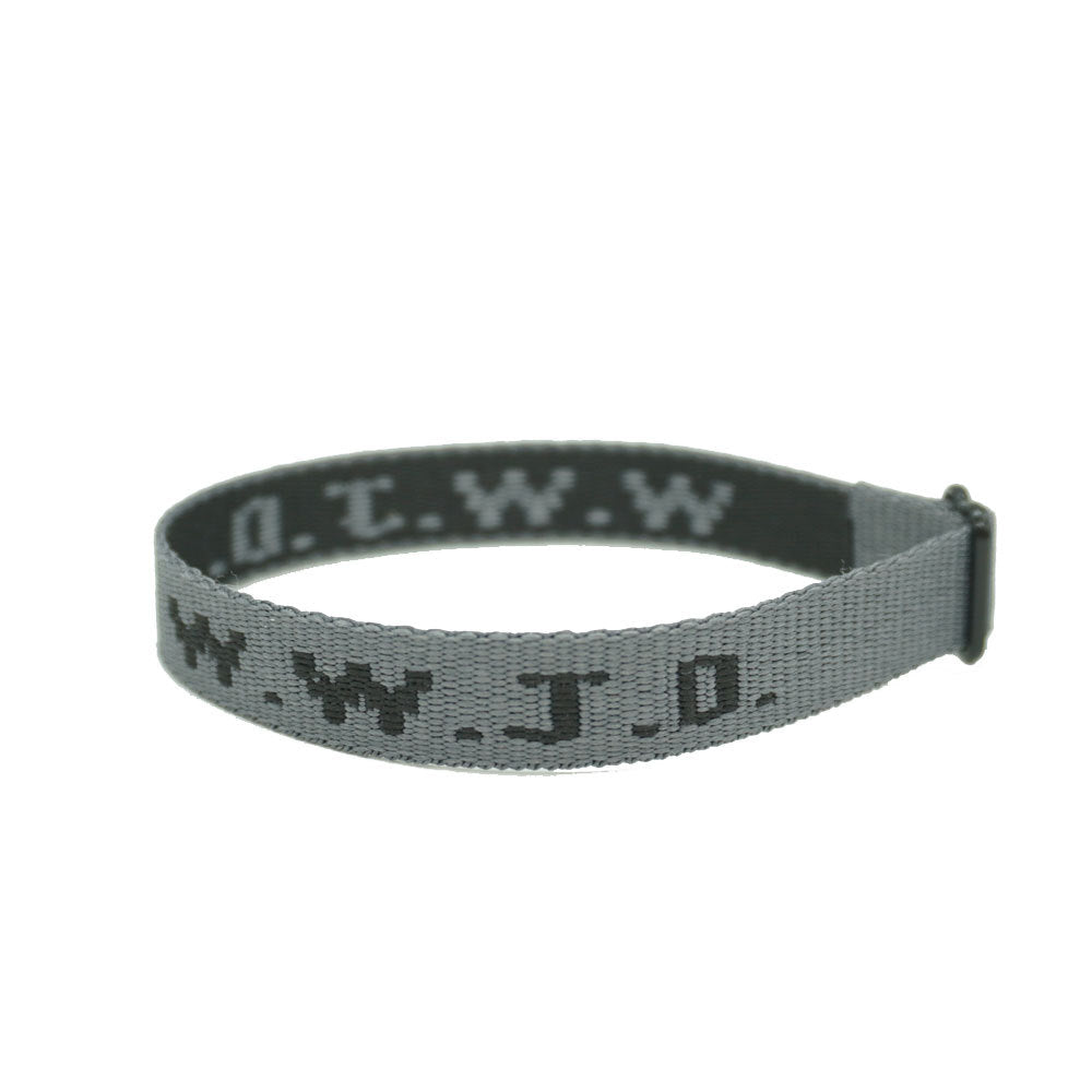 Alphabet Jacquard Printed Wrist Strap Bracelet Strap Unisex WWJD Bracelet Adjustable Bracelet