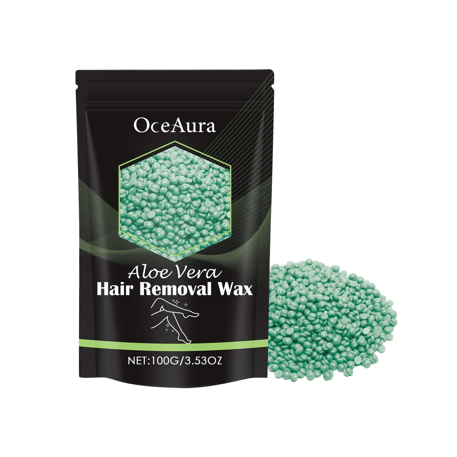 Hair Removal Wax Bean, Underarm Leg Quick Hair Removal Mild Non-Irritating Skin Dry And Smooth