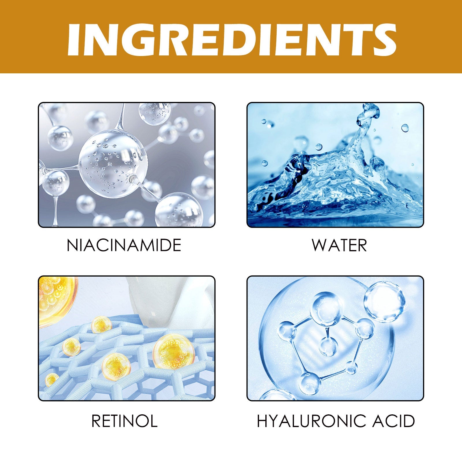 Retinol Anti-Wrinkle Essence Reduces Fine Lines, Firming, Moisturizing And Brightening Anti-Aging Essence