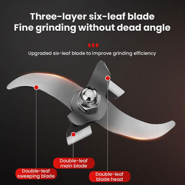 3000W, 800G Parts - Free Big - Capacity Grinder. Grinds herbs, coffee, grains, spices, medicine, wheat & dry food.