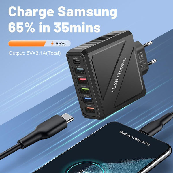 5USB Charger mobile phone charger charging head