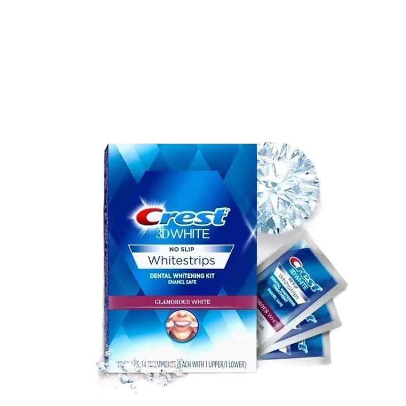 Old American version 14 pairs of 3D whitening tooth stickers in a box 14 pairs in a gift box