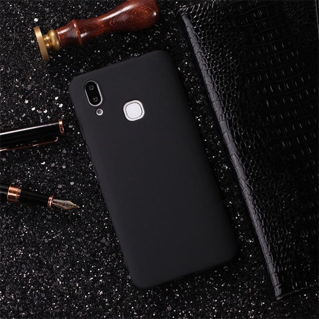 Solid Color Soft Case For Vivo X21Case Vivo Case Silicone Back Cover For Vivo X20 Coques Capa Funda