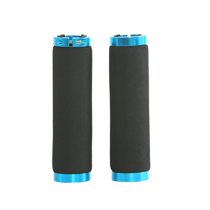 Bicycle Sponge Handle Cover Unilateral Bilateral Locking Mountain Bike Grip Non-Slip Sweat-Absorbing Foam Cotton Handle Gloves