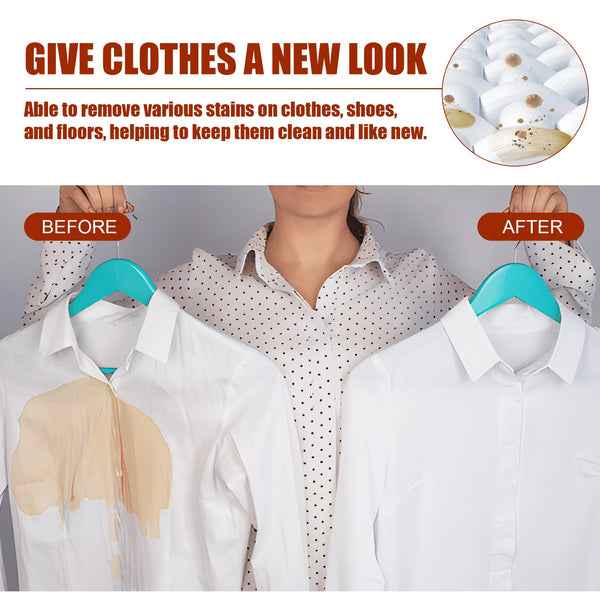 Fabric Rust Stain Remover, Clothes Decontamination Mild Cleaning Agent For Stubborn Oil Stains And Yellow Mildew Spots