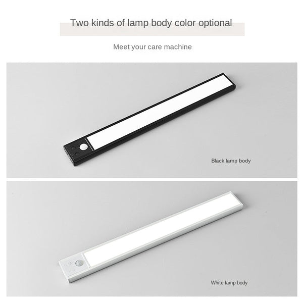 LED ultra-thin human body induction lamp magnetic self-adhesive wardrobe cabinet wine cabinet light strip