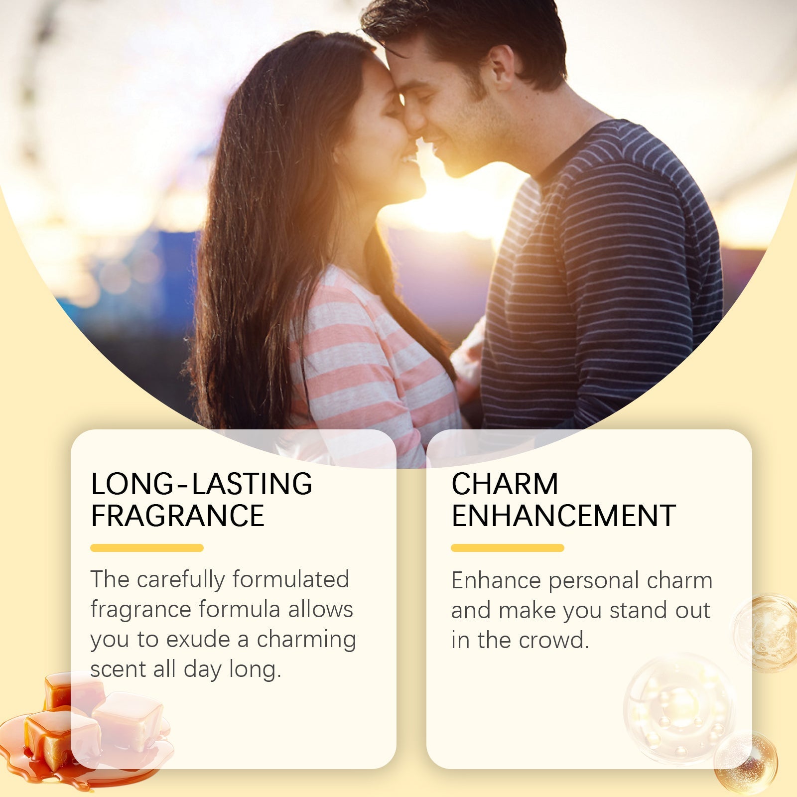 Caramel Perfume Spray Fresh Natural Fragrance Charm Lasting Fragrance Niche Fragrance Dating Atmosphere Perfume