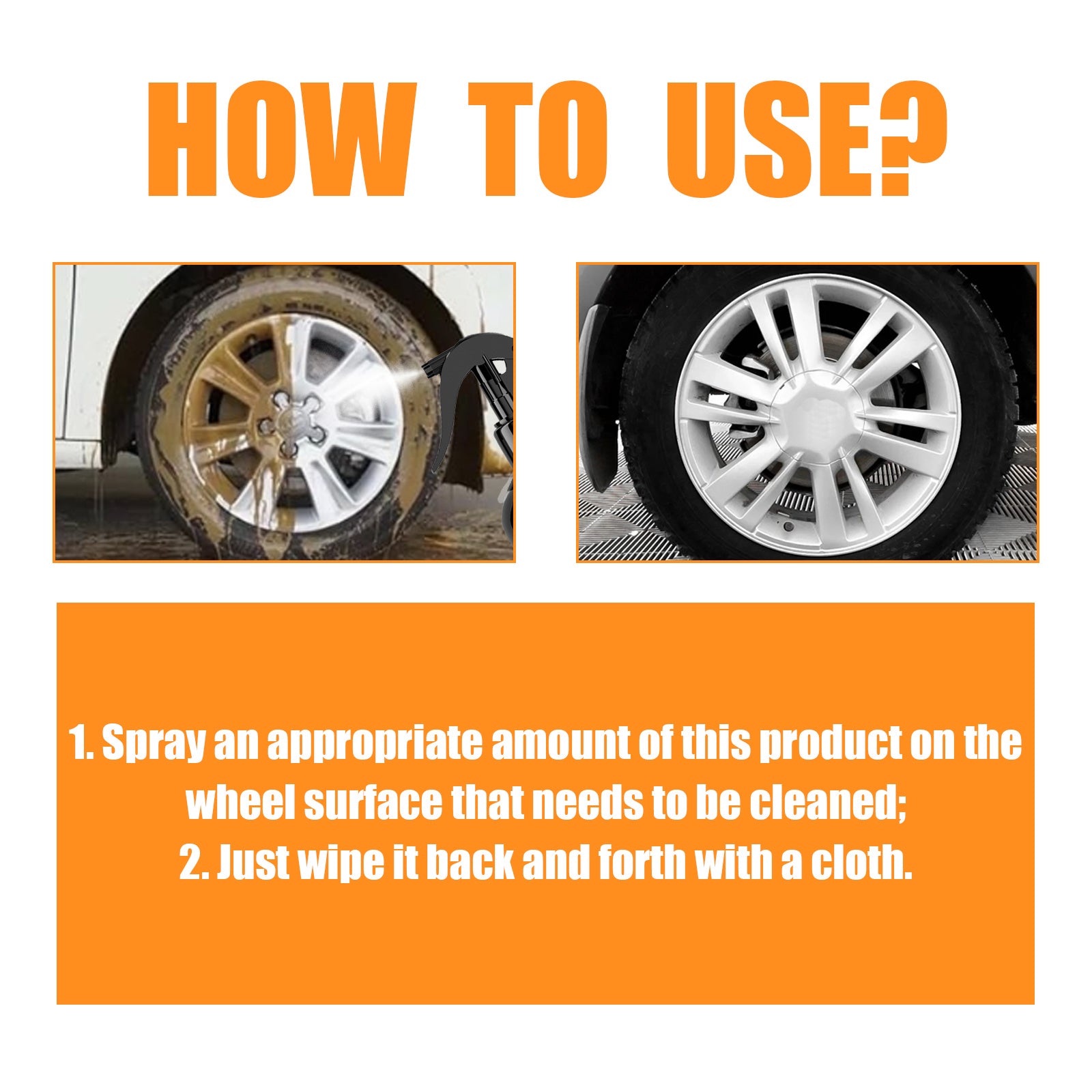 Car Tire Cleaner, Auto Paint Tire Rust Remover Maintenance Retreading Cleaner