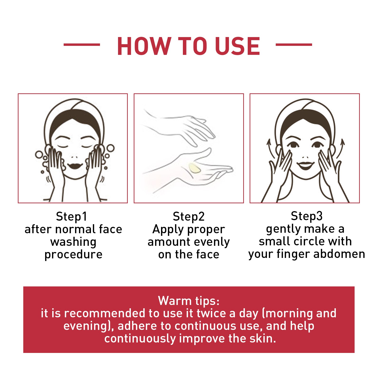 Antioxidant Renewal Serum, Tighten Facial Skin, Lighten Lines, Moisturize And Prevent Aging Serum