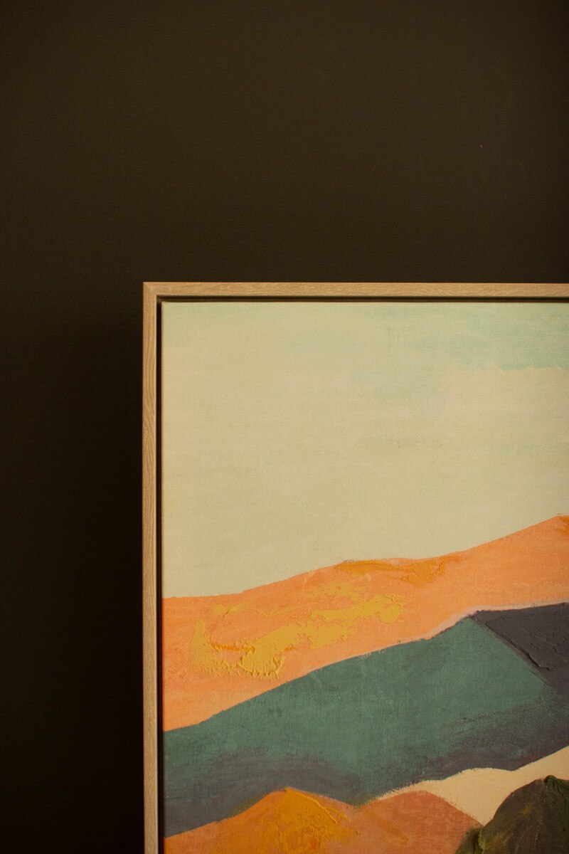 SET OF TWO FRAMED PAINTING LANDSCAPE