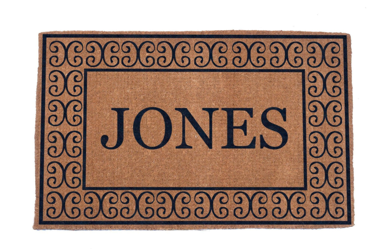 Charleston Border Personalized Doormats