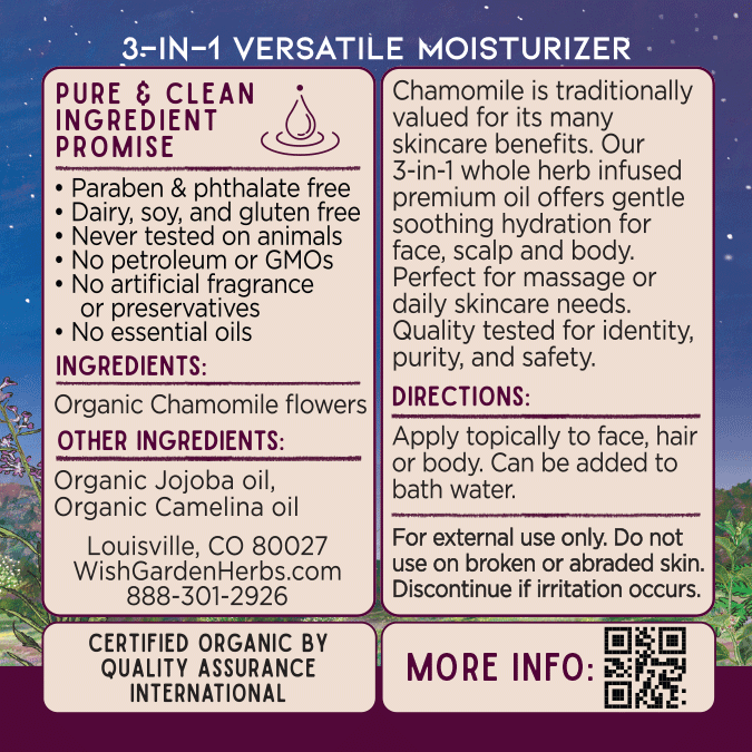 Chamomile Oil Relax & Replenish