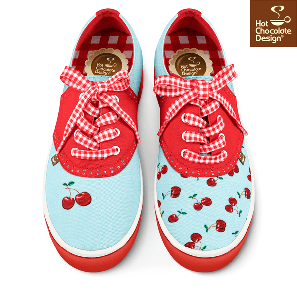 Hot Chocolate Design - Cherry Blue Sneakers - LAST PAIR US12!
