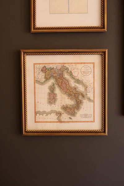 SET 5 MIXED FRAMED EUROPE GALLERY WALL PRINTS UNDER GLASS