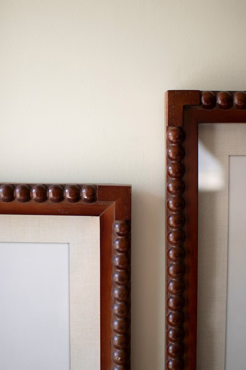 SET of 2 FRAMED COWBOY & DESERT PHOTOGRAPHY PRINTS UNDER GLASS