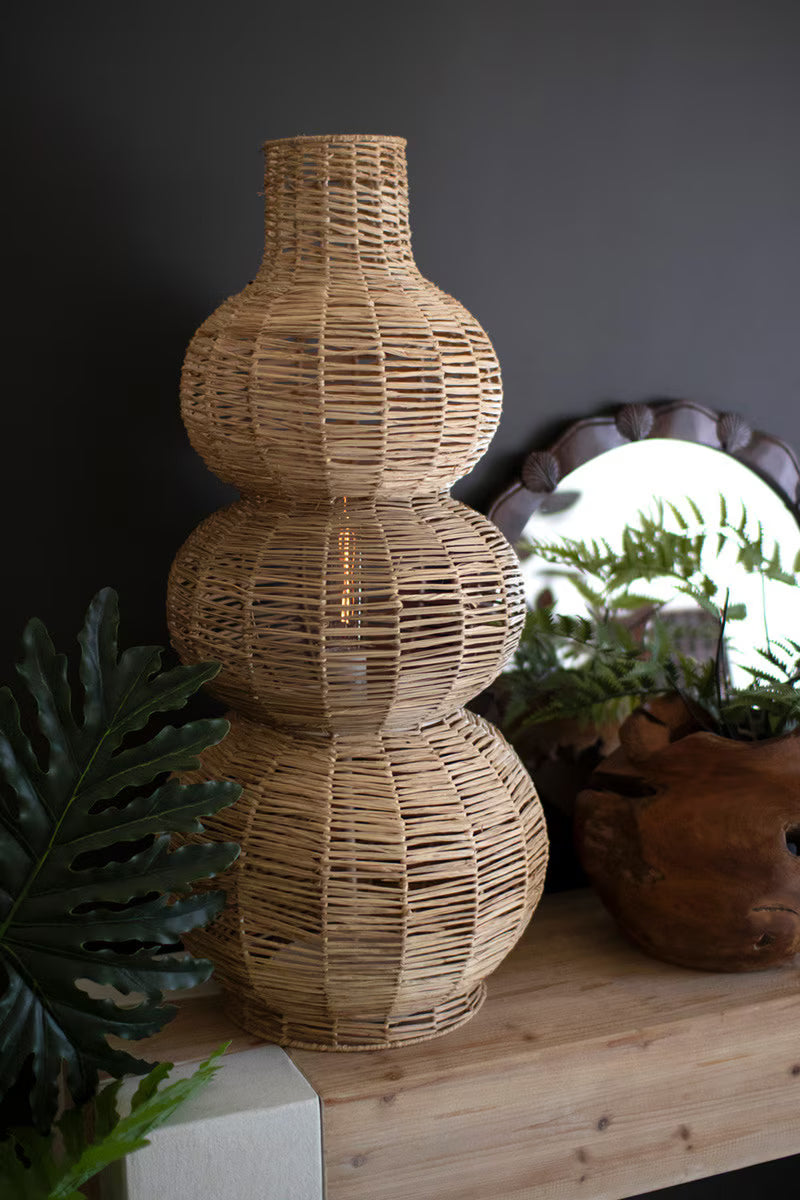 SEAGRASS BUBBLE LAMP - THREE
