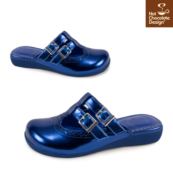 Chocolaticas® Chrome Crush Blue Clogs