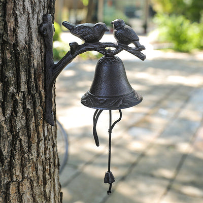 Cast Iron Double Bird  Bell