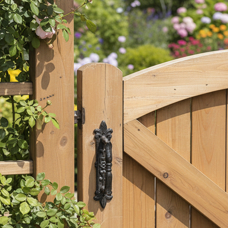 Ornate Cast Iron Door Pull Handle