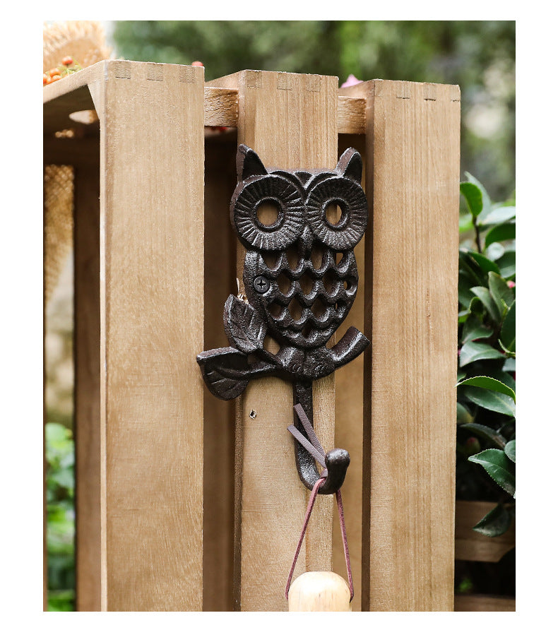 Cast Iron Owl Hook VagabondVintage