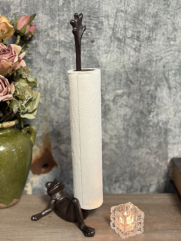 Cast Iron Anima Paper Towel Holder