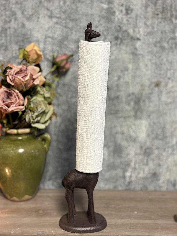 Cast Iron Anima Paper Towel Holder