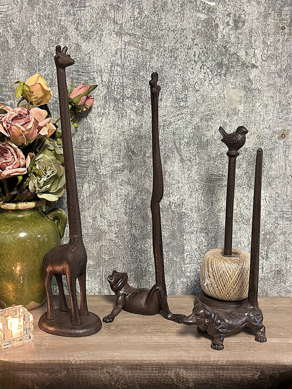 Cast Iron Anima Paper Towel Holder