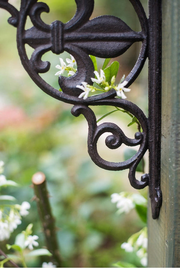 Iron Scrollwork Wall Brackets VagabondVintage