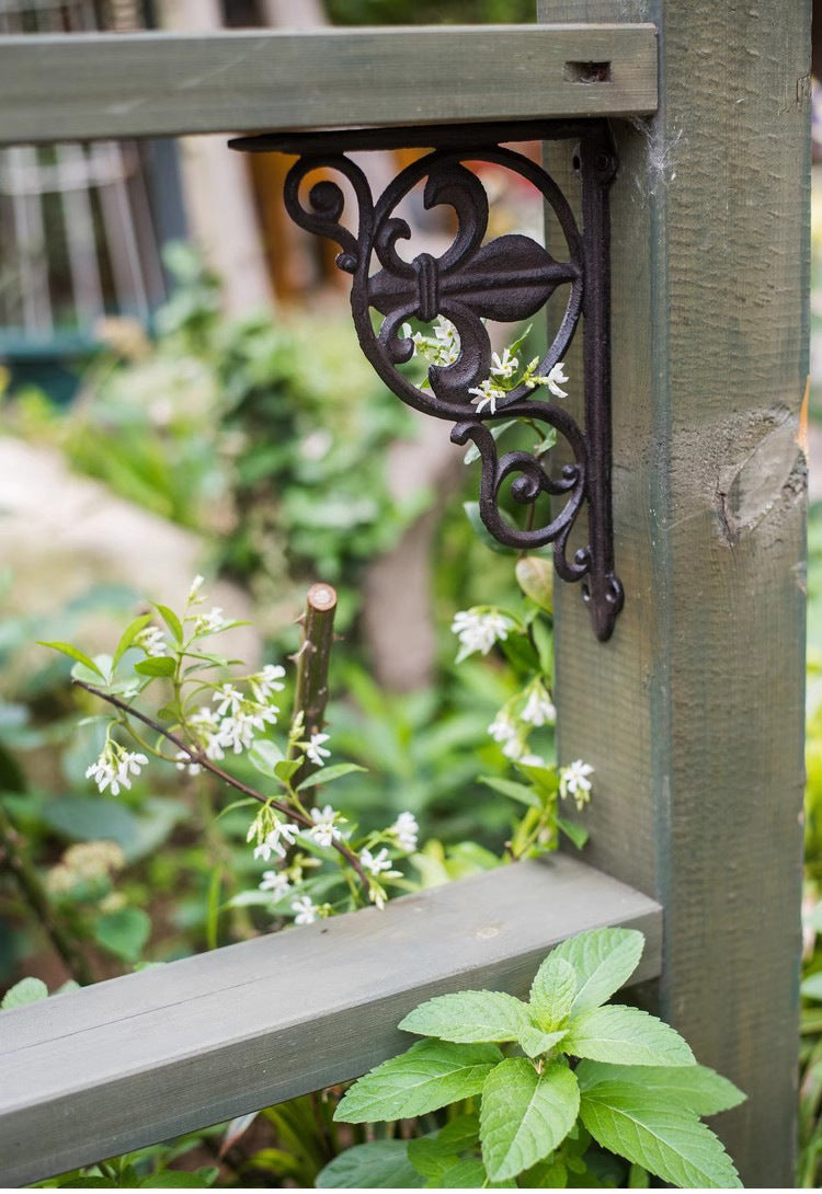 Iron Scrollwork Wall Brackets VagabondVintage