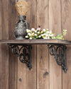 Iron Scrollwork Wall Brackets